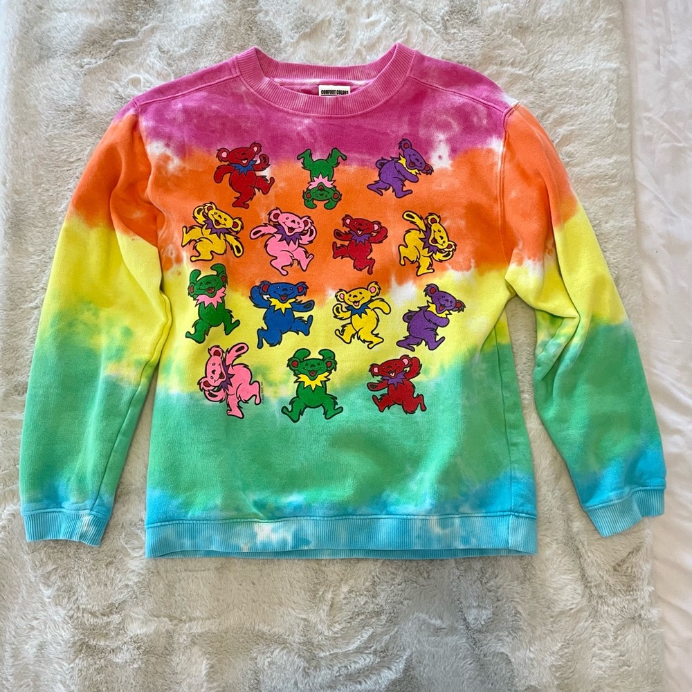 Grateful Dead Retro Tie Dye Crewneck